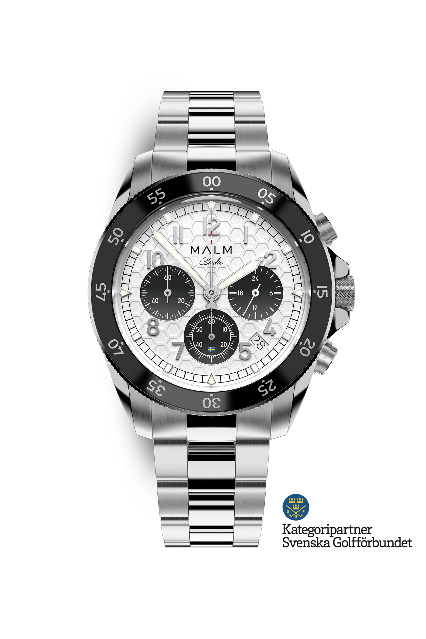 Pre-Order: Dalton Birdie White Chronograph 41