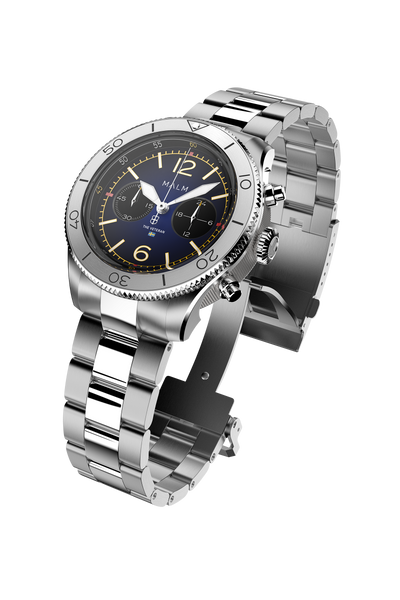 ACE Pilot Black Chronograph 44