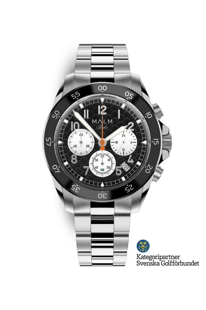 Dalton Birdie Black Chronograph 41 | MALM Watches – MALM watches